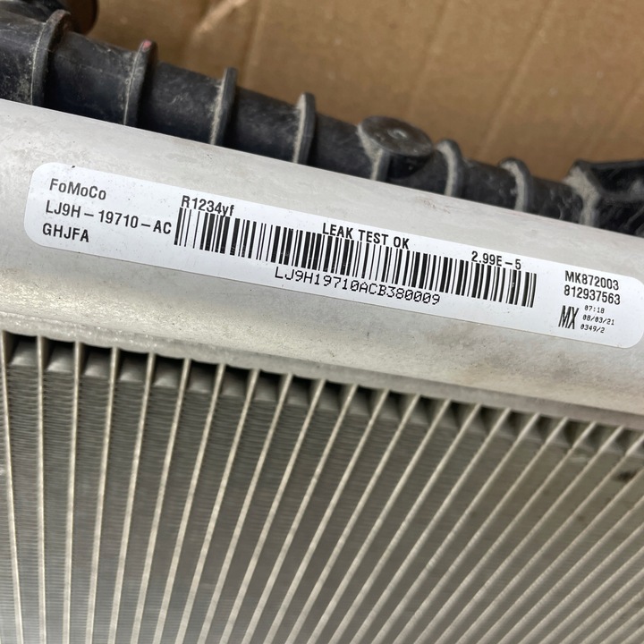 фото №13, Ford mustang mach-e 20- радіаторів води клімат кондиціонера комплект радіатор