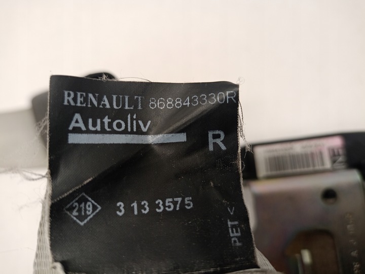 фото №10, Pas безопасности перед левый renault zoe