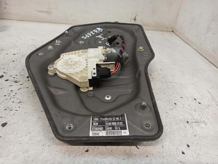 фото №6, Skoda superb ii механизм стёкла правый зад 3t5839402