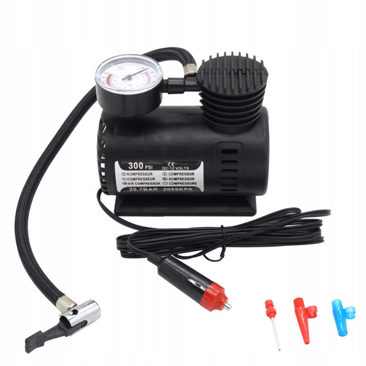 фото №12, Новая переносная mini 300ssi 12 v inflator inflator насос mini электрический gy