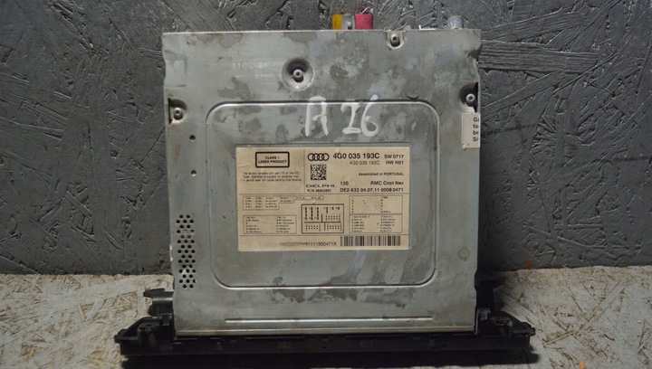 фото №11, Audi a6 c7 4g навигация mmi мультимедиа навигация 4g0035193c r26