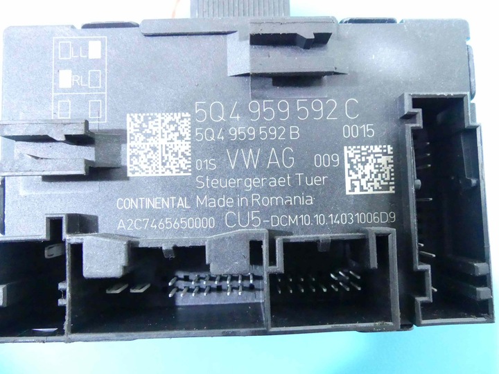 фото №3, Блок керування модуль двері vw passat b8 5q4959592c,
