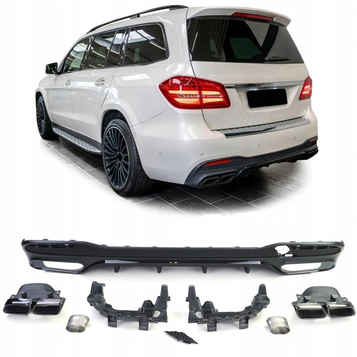 фото №12, Mercedes x166 gl/gls bodykit gls63 amg бамперы