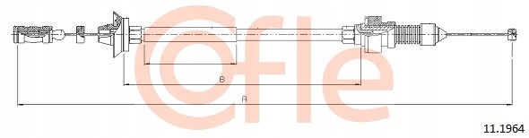 фото №1, Трос 11.1964 трос газа