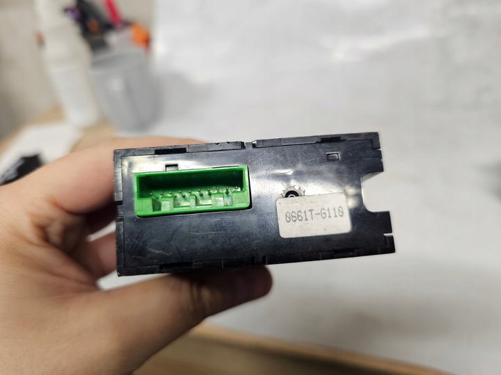 фото №5, Honda civic vii переключатель кнопка a/c обогрева стёкла зад 0661t-g110