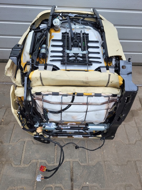 фото №11, Audi a8 d3 s8 длинный сиденье задний левый механизм управление kpl.