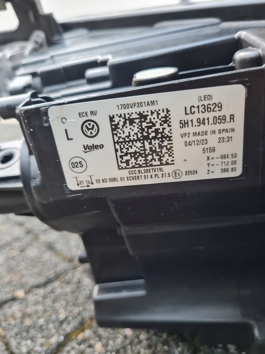 фото №13, Vw golf 8 viii r gte gtd gti полный led matrix iq light 5h1941059r 5h1941060r