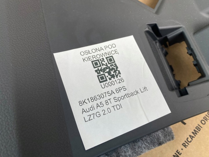 фото №8, Gd audi a4 a5 8k 8t захист під кермо 8k1863075a оригінальна