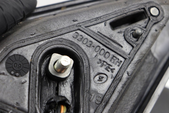фото №12, Volvo v50 рестайлинг s40 ii зеркало правые 6 pin чёрные 019-26 европа