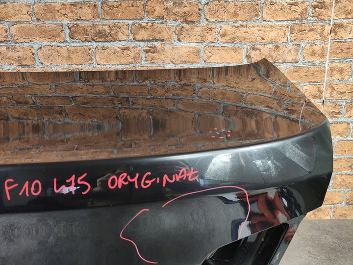 фото №12, Крышка зад задняя багажника bmw 5 f10 чёрный sapphire 475