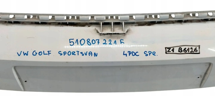 фото №9, Vw golf sportsvan 14-17 бампер передний перед 4xpdc 510807221f