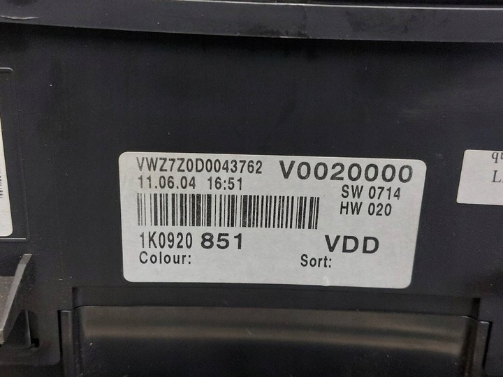 фото №10, Набір стартовий volkswagen golf v 1.4 fsi 03c906056h 0261s02004