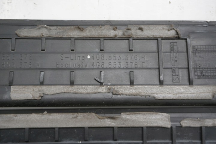 фото №6, Audi a7 4g s-line планки накладки порога комплект