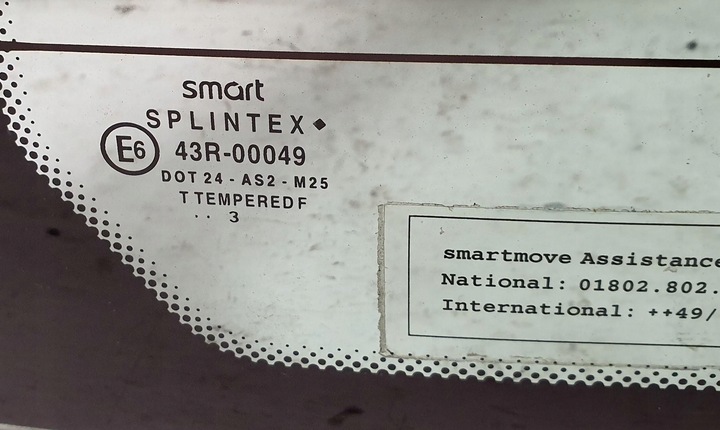 фото №2, Кришка скло багажника smart fortwo 450