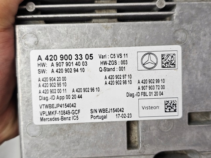 фото №5, Магнитола модуль mercedes w907 w910 sprinter a4209003305