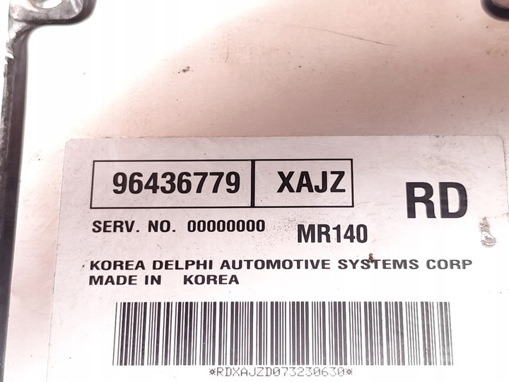 фото №7, Chevrolet kalos блок управления / модуль ecu 1.4 16v бензин 69kw 94 hp 96436779