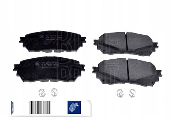 фото №2, Блакитний print комплект гальмівні колодки гальмівних blu, adm542