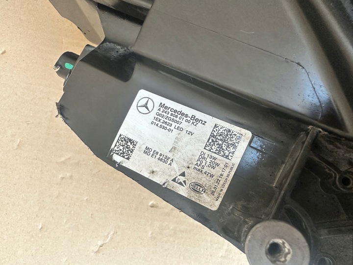 фото №3, Mercedes eqa eqb w243 полный led performance левый eu