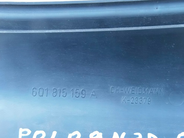 фото №4, Защита жабо 6q1815159a vw polo 9n iv европа