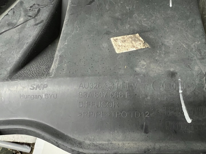 фото №12, Audi q3 83a спойлер накладка бампер зад 83a807568e