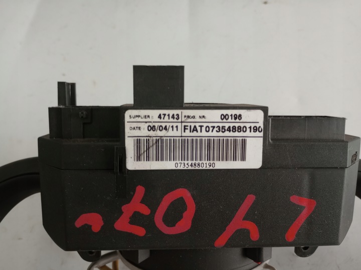 фото №8, Lancia ypsilon перемикач комбінований стрічка 07354880190 європа