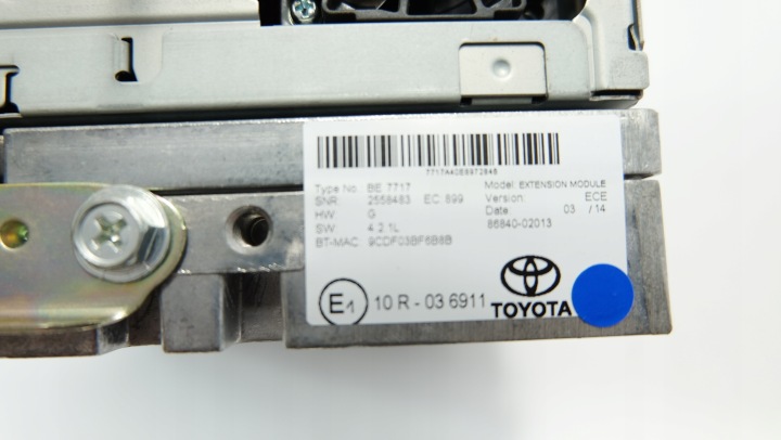 фото №11, Toyota verso магнитола cd 86140-0f040