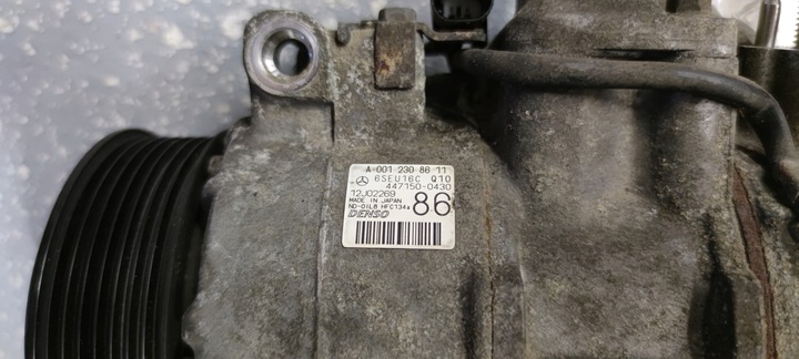 фото №9, Mercedes w211 w219 3.0 cdi компрессор кондиционера