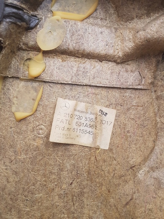 фото №5, Боковина обивка дверь перед зад kpl mercedes w210