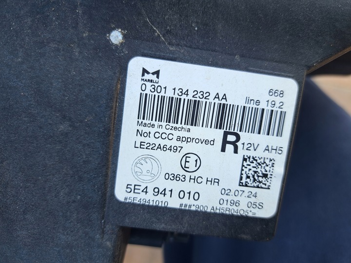 фото №16, Skoda octavia iv рестайлінг лампи лівий праві перед 5e4941010 5e4941009