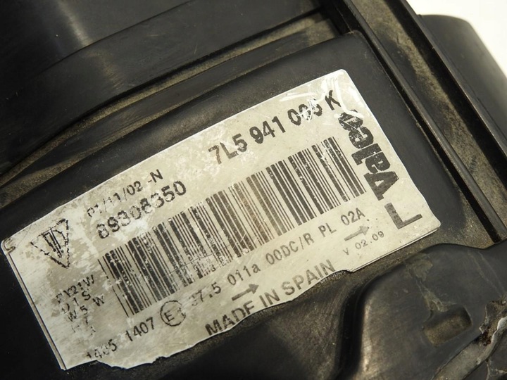 фото №7, Лампа левая передняя перед ксенон porsche cayenne i 7l5941005k 89306350