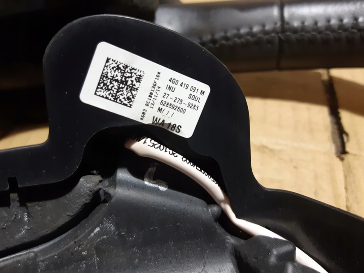 фото №9, Audi a6 c7 рестайлінг кермо шкіра мультифункція 4 спицева 4g0419091m