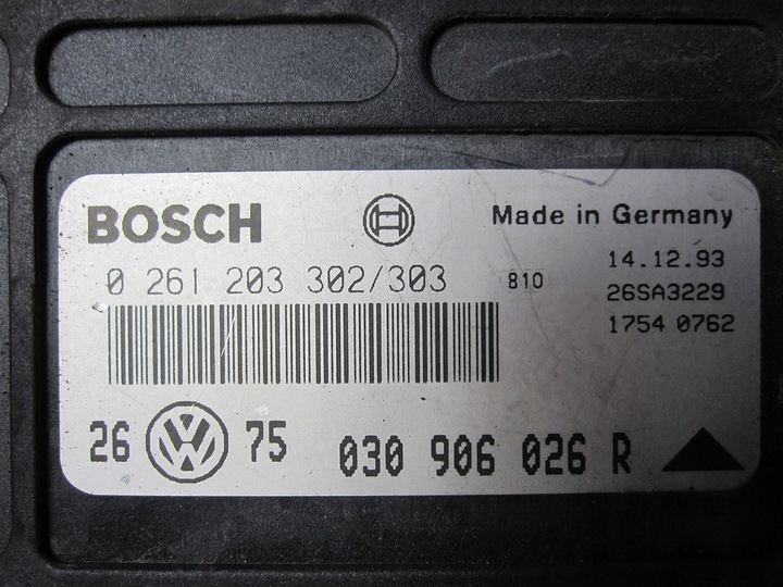 фото №3, Комп'ютер блок керування vw golf iii 1.4