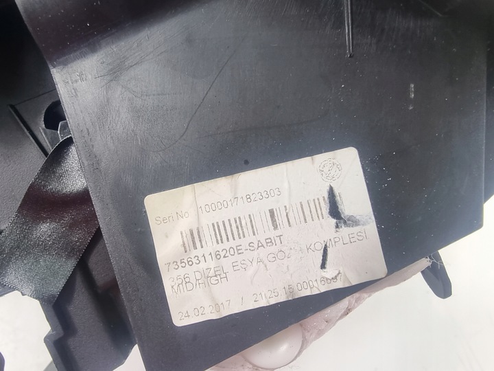 фото №10, Бардачок панелі консолі пасажира fiat tipo ii