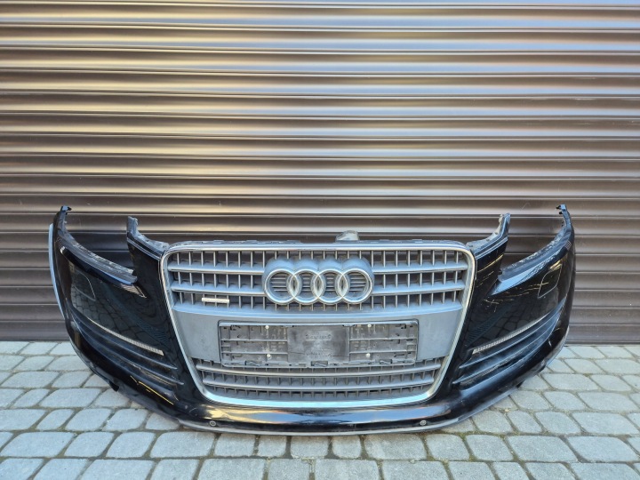 фото №11, Audi q7 4l бампер передний комплектный омыватель pdc оригинал 05-09
