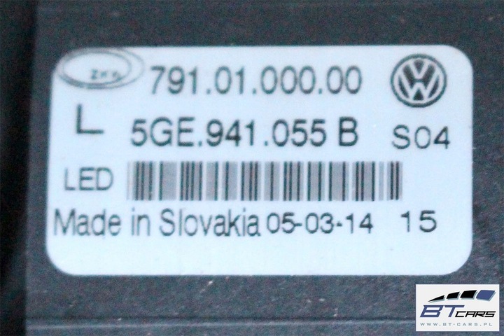 фото №11, Vw e-golf 7 перед капот крила бампер переднє крило лампа lc9a q2q2 5g
