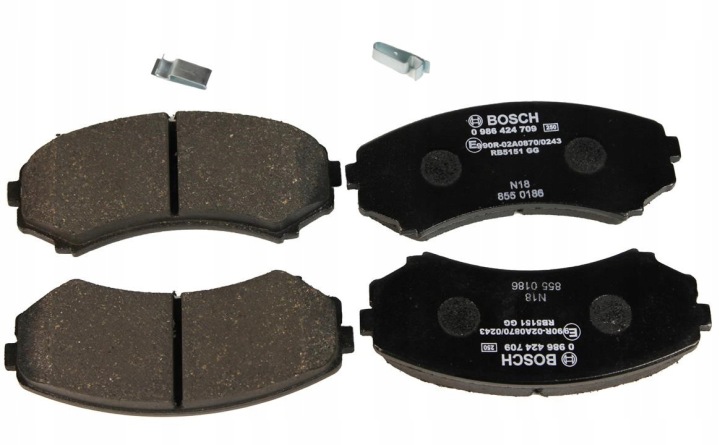 фото №15, Гальмівні колодки ham. mazda mpv i bosch 986 424 709 комплект гальмівні колодки гальмівних,
