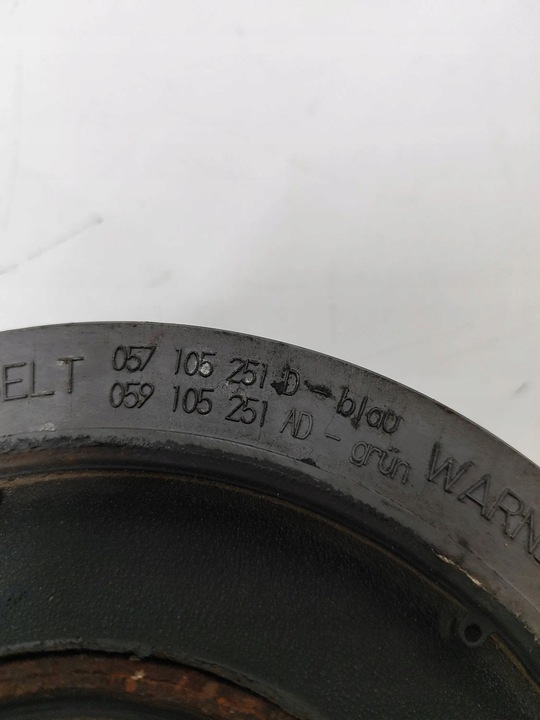 фото №6, Audi a6 allroad c6 2006 колесо пасове вала колінчастого