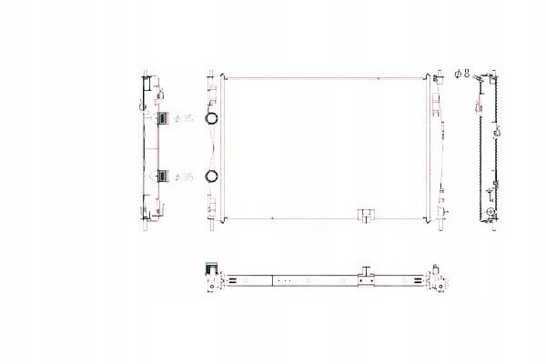 фото №2, Радіаторів двигуна nrf 21400jd70b 21400jd70a 21410j