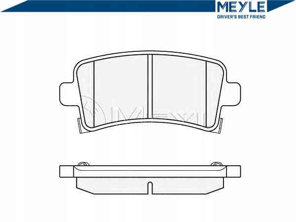 фото №3, Meyle комплект гальмівні колодки гальмівних 13237765 1323776