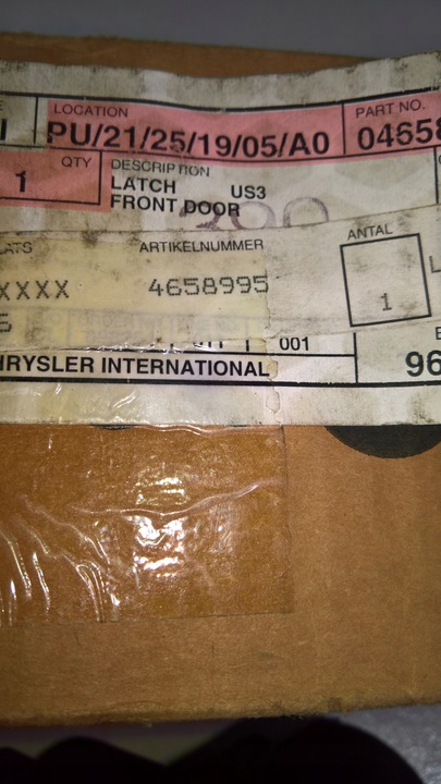 фото №6, Chrysler sebring neon 1995-2000r автомат замок двері лівий перед 4658995