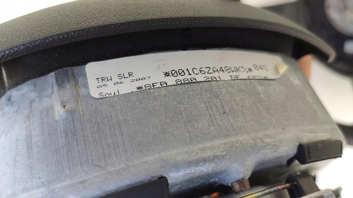 фото №13, Audi a4 b7 a3 8p чорна кермо подушка 8p0419091q 8e0880201de