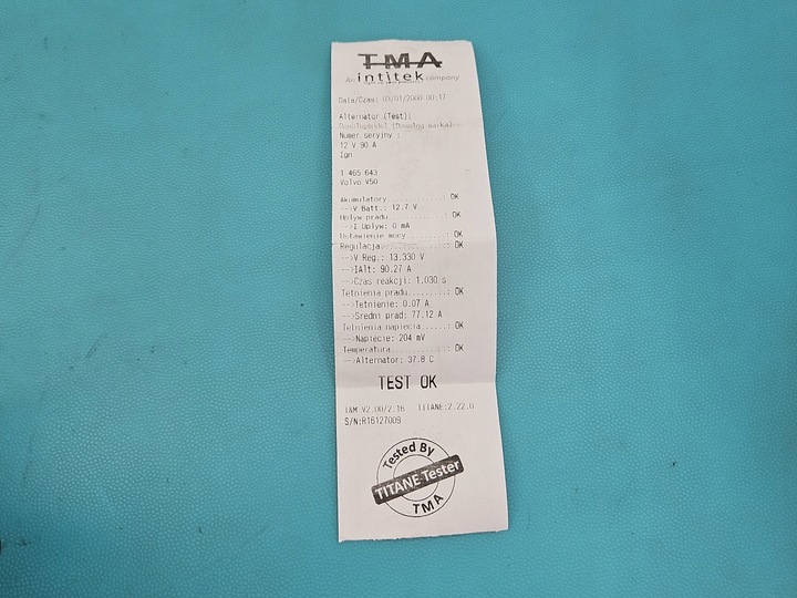 фото №8, Тест генератор volvo v50 s40 ii 2s6t-aa 2.0 hdi