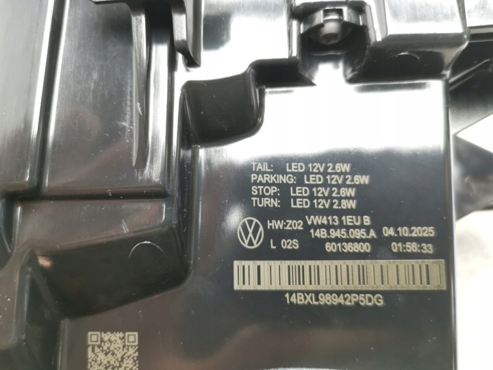 фото №8, Фара led ліве зад vw id.7 14b945095a новий оригінальна запчастина