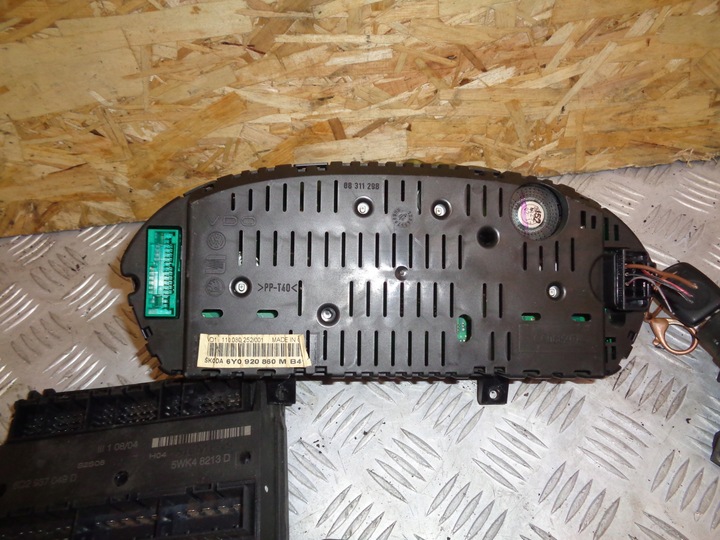 фото №7, Комп'ютер набір старт імобілайзер skoda fabia i 1.2 6v 99