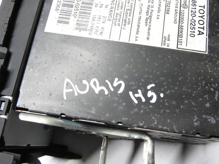 фото №6, Toyota auris i 06-09 5d радіо заводські 86120-02510