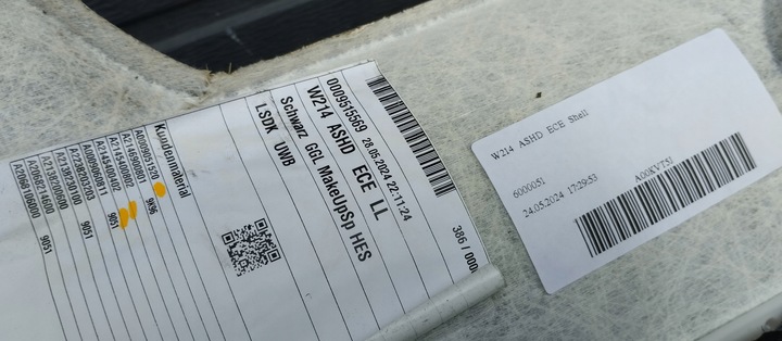 фото №15, Потолок панорама люк mercedes e класс w214 amg sedan 24r