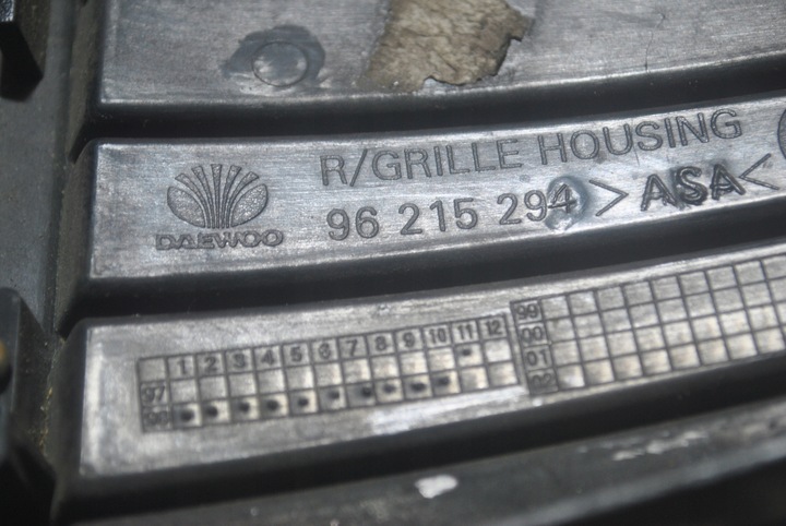 фото №3, Решітка радіатора перед решітка daewoo lanos 96215294