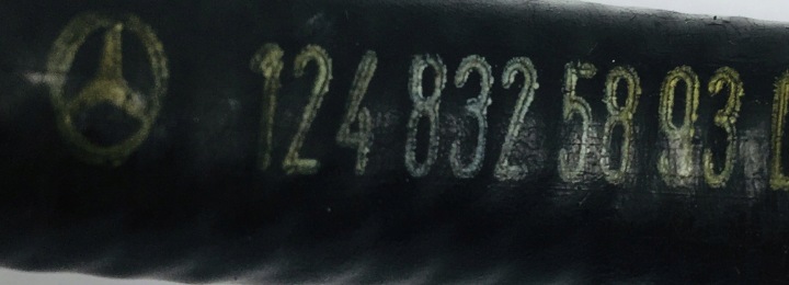 фото №7, Шланг трубка  труба рідини охолоджуючої mercedes w124 1248325893