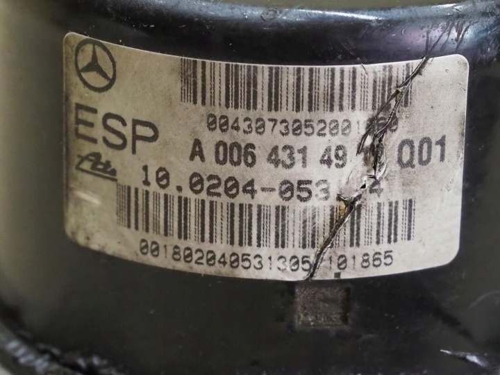 фото №9, Mercedes clk w209 блок керування abs гальмівна a0375453832 0064314912