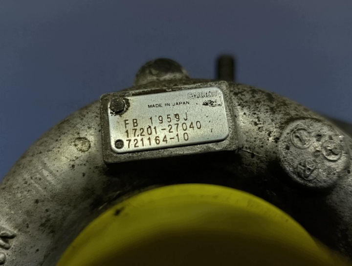 фото №6, Toyota rav4 ii 00-03 2.0 d4d 116km турбокомпресор 17201-27040 1cdftv